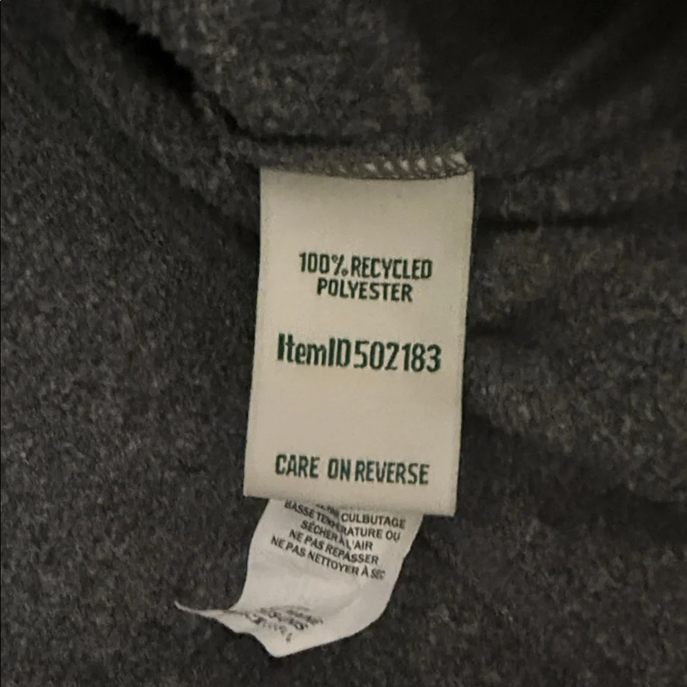 L.L. Bean Women’s Gray Quarter-Zip Fleece Pullover – Size Medium - Picture 5 of 8